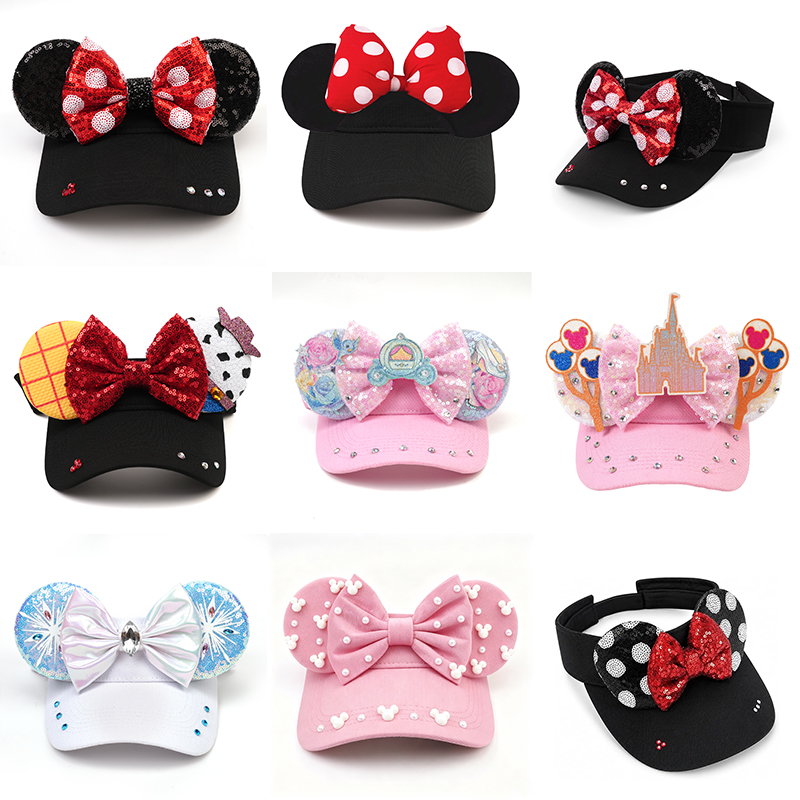 Sequin Mouse Ears Visor Hat fo - Visor Sun Hat 评论和价格