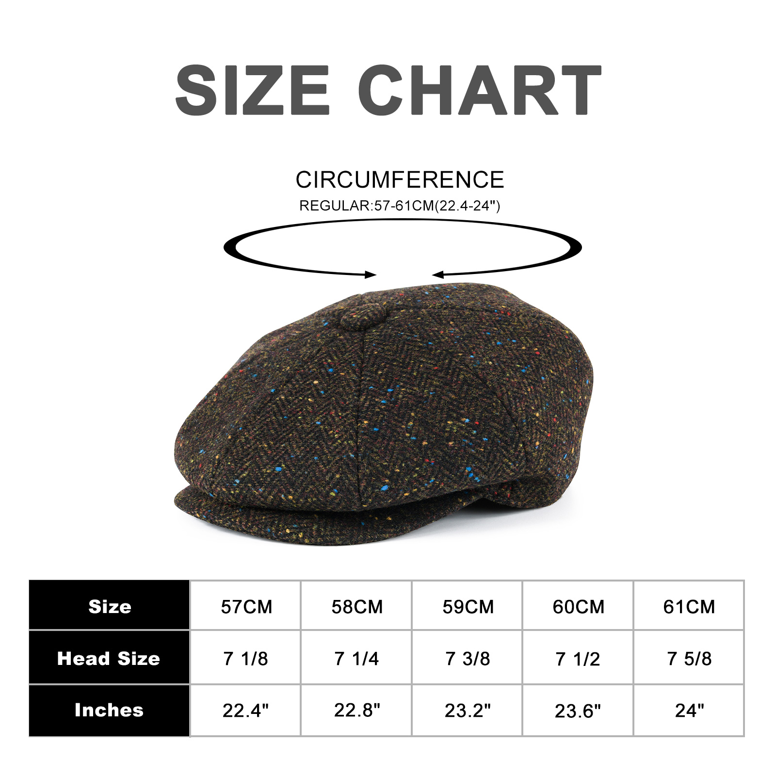 FEINION Men's Wool Blend Newsb - Newsboy Cap Ivy 评论和价格