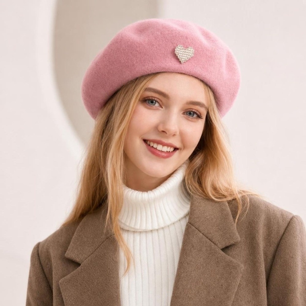 Fashion Warm Winter Wool Beret - Beret French Wool 评论和价格