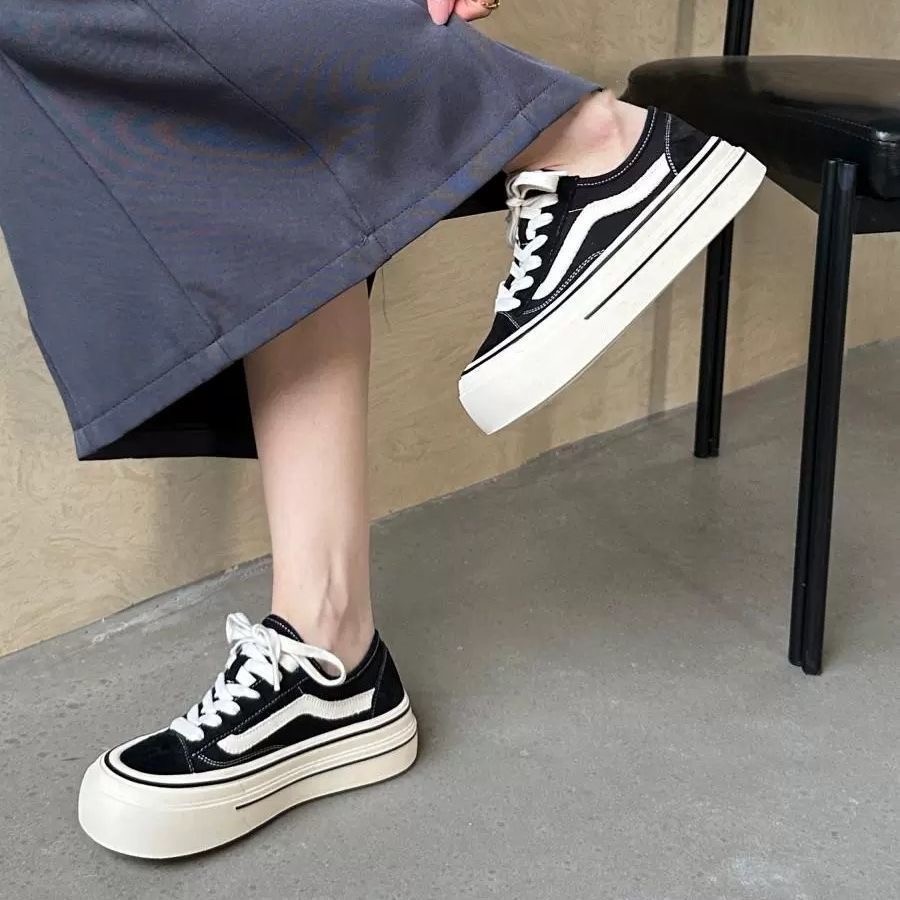 2024 New Adult Female Sneakers - Vans Shoes Old Skool 评论和价格