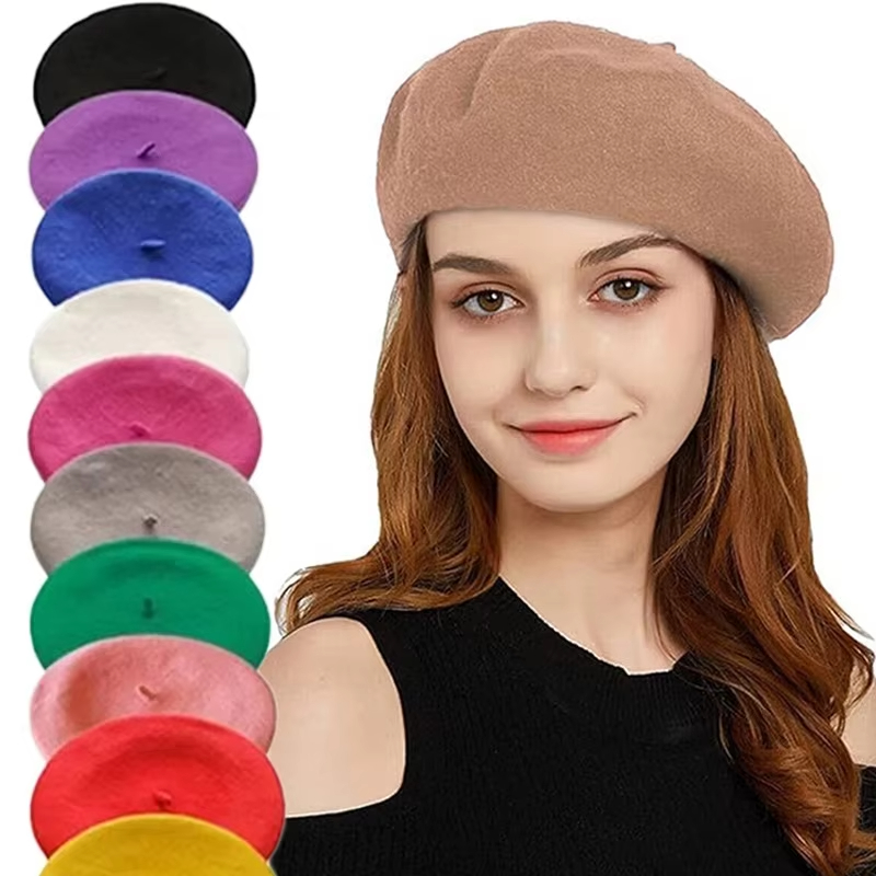 Women Classic Wool Beret Hat S - Beret French Wool 评论和价格