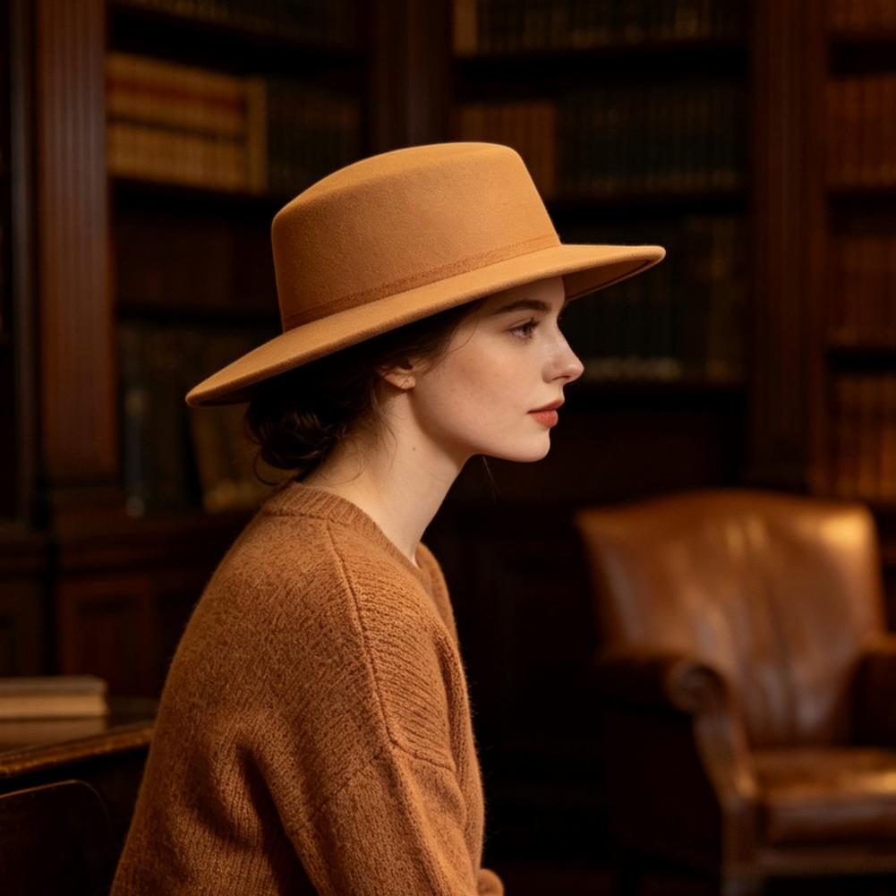 Stylish Dinner Party Headwear  - Fedora Hat Wool 评论和价格