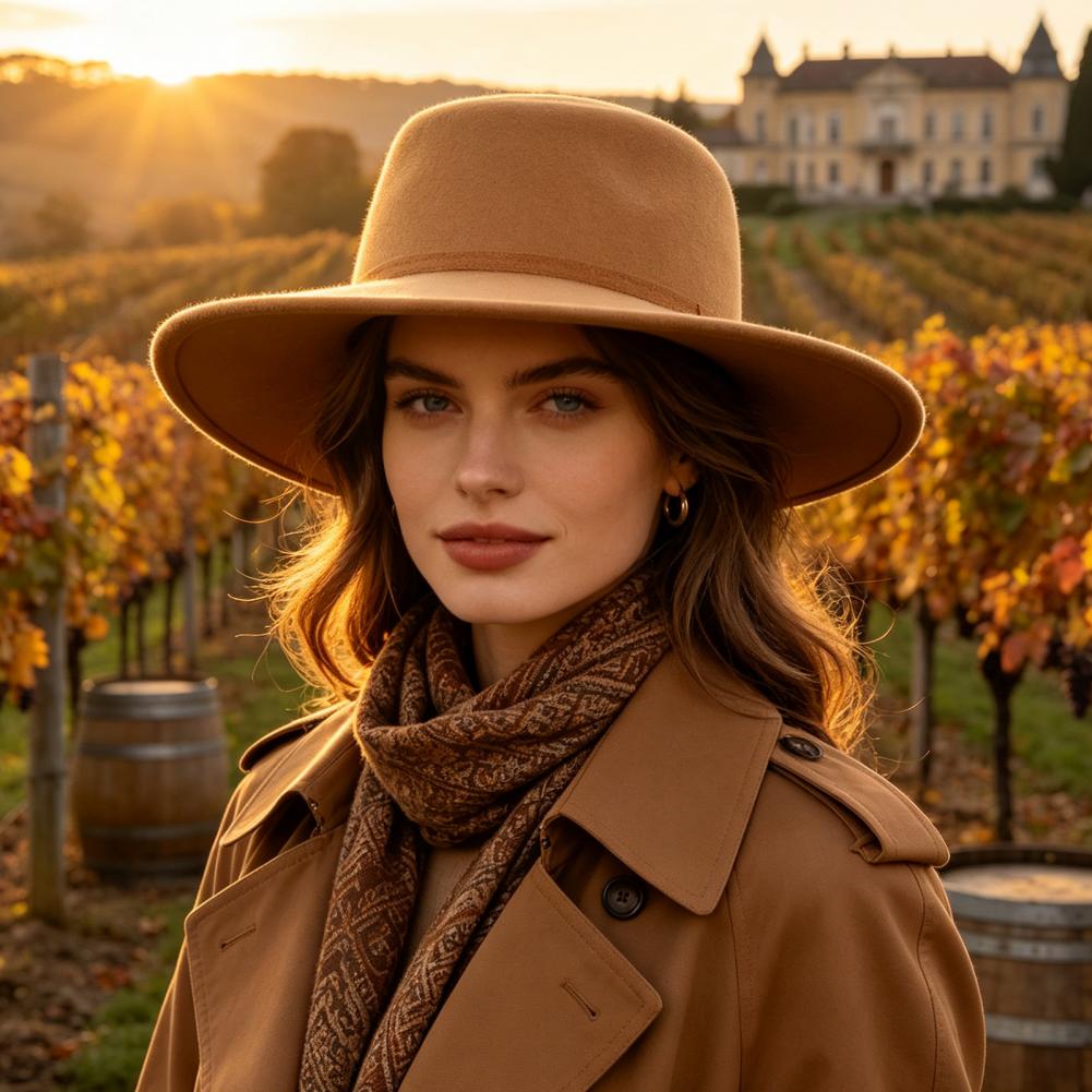 Stylish Dinner Party Headwear  - Fedora Hat Wool 评论和价格