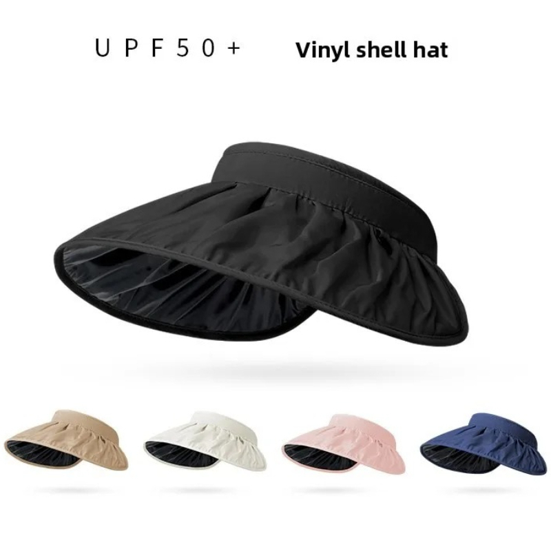 UPF50+ Foldable Headband Sun V - Visor Sun Hat 评论和价格