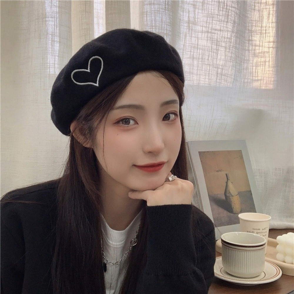 Fashion Warm Winter Wool Beret - Beret French Wool 评论和价格