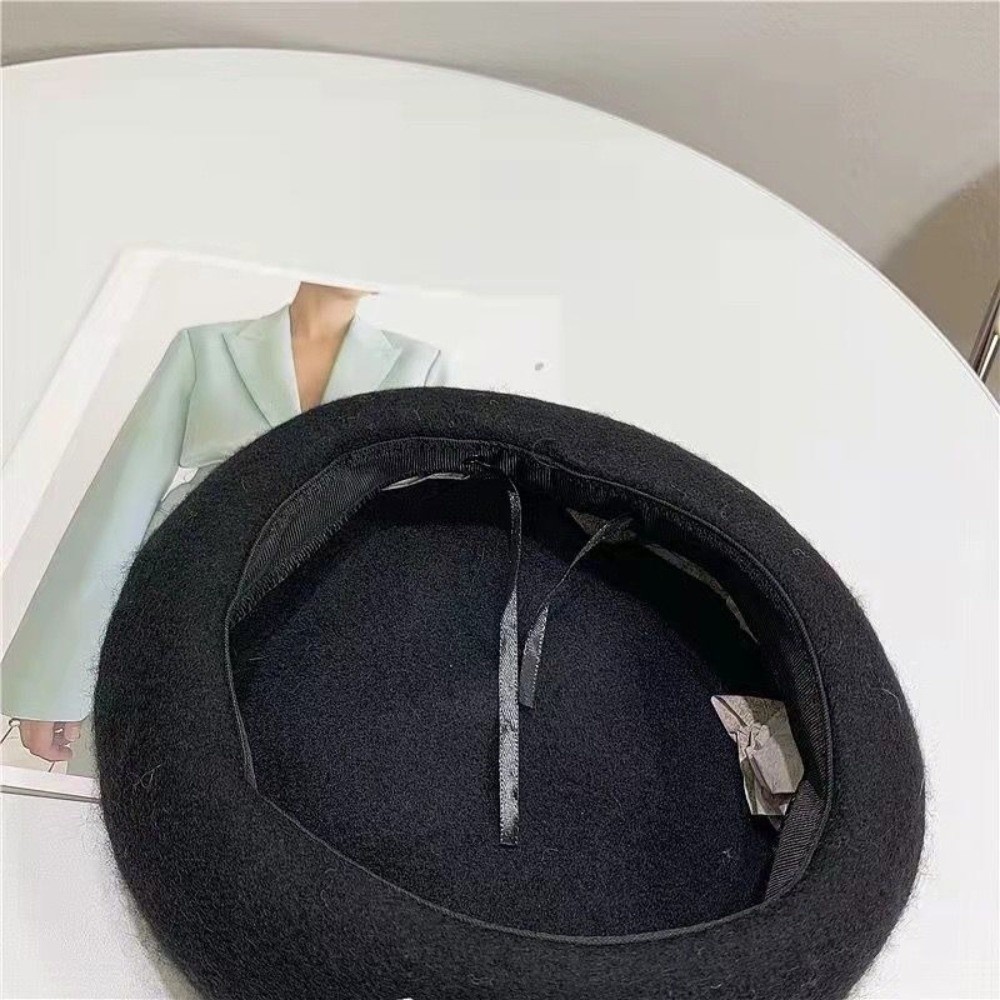 Fashion Warm Winter Wool Beret - Beret French Wool 评论和价格